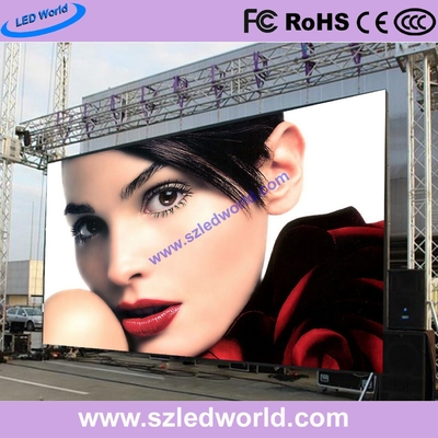 High Density 112896 Pixel Outdoor Hire LED Display With 14 Bit Gray Scale